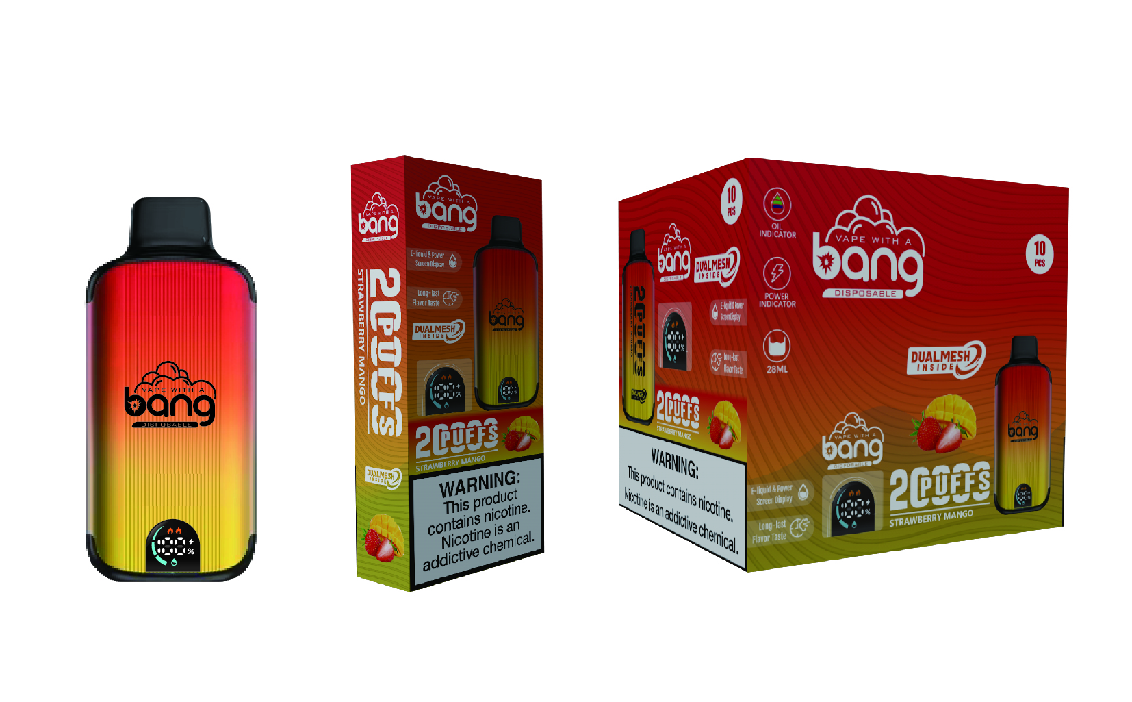Bang 20000 Puffs New Product LED Display Disposable Vape - Image 15