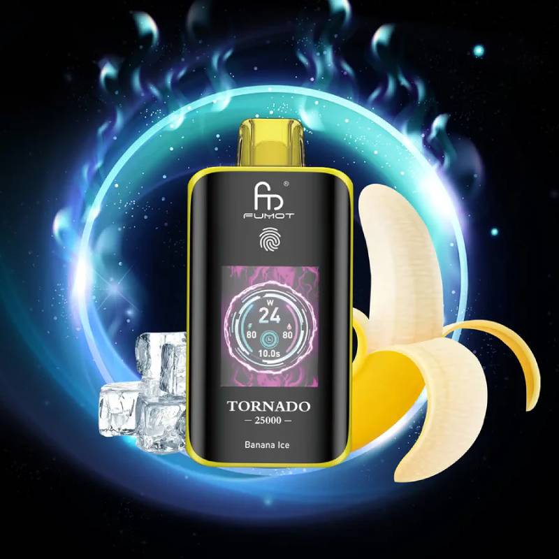 Fumot Tornado 25K – Disposable Vape with Dual-Mesh Coil & LED Display - Image 2