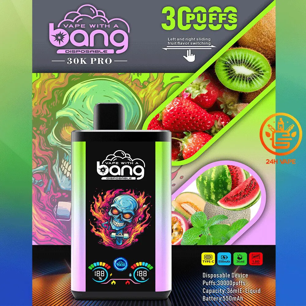 Bang 30K PRO 30000 Puffs Newest Dual Flavor LED Disposable Vape - Image 25