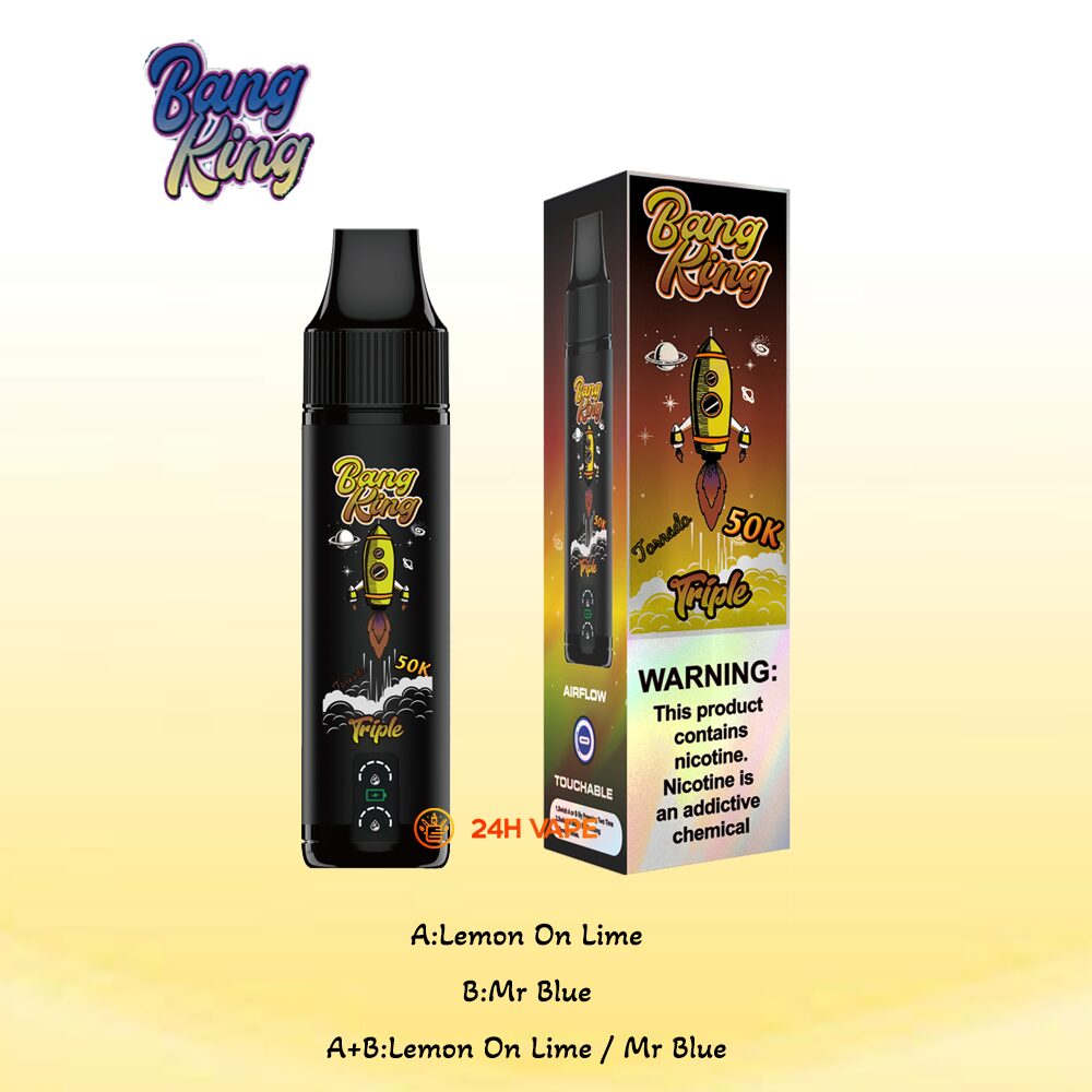 Bang King Triple 50000 50K Puffs 3 in 1 Flavors Original Rechargeable Disposable Vape - Image 17