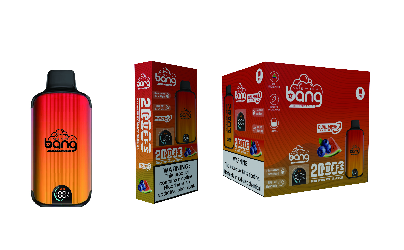 Bang 20000 Puffs New Product LED Display Disposable Vape - Image 33