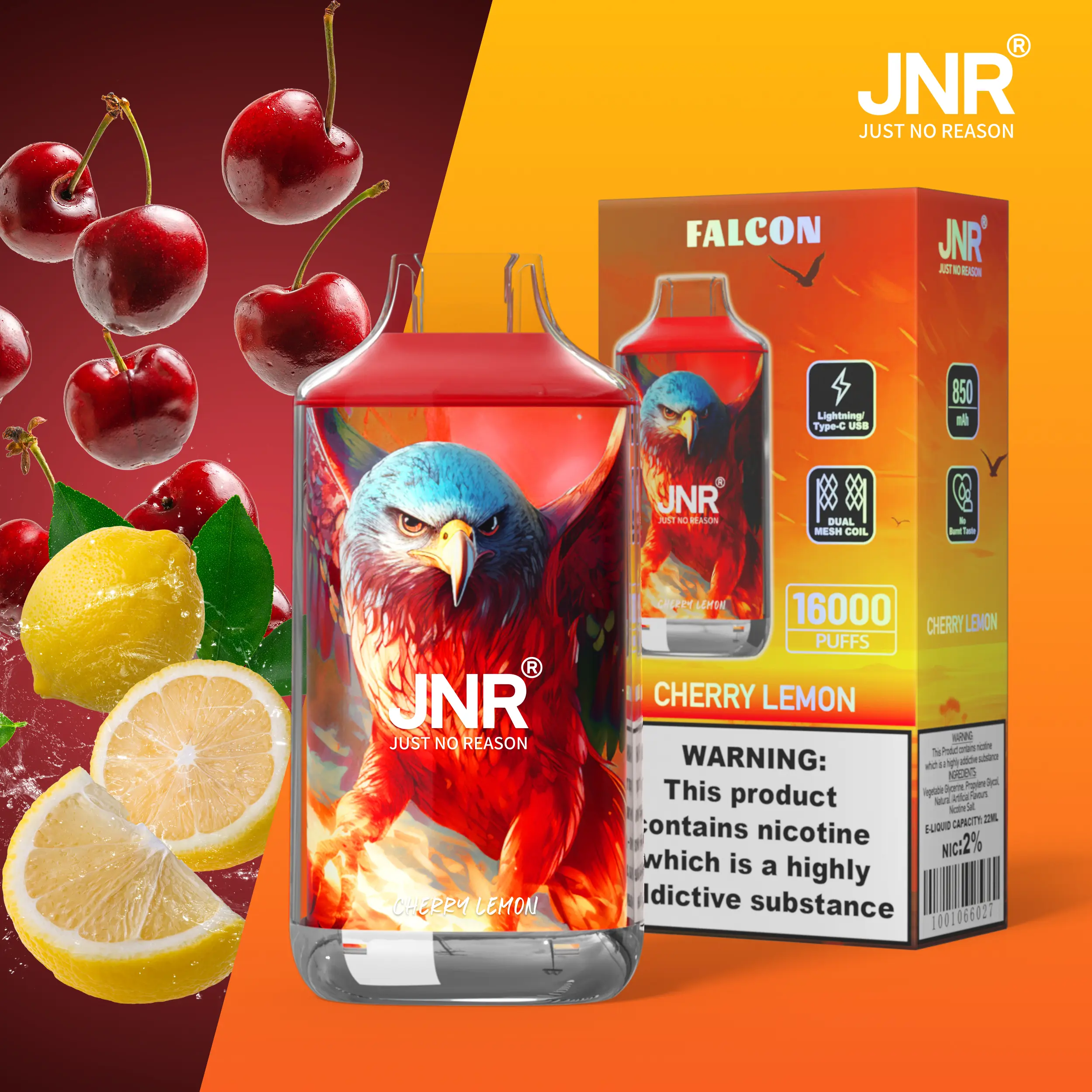 JNR FALON 16000 16K Puffs Original Edition Disposable Vape - Image 52