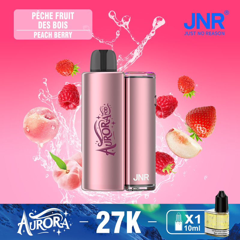 JNR Aurora 27K 27000 Puffs 2+10ml Replaceable Pod Kit Refillable Original Disposable Vape - Image 21
