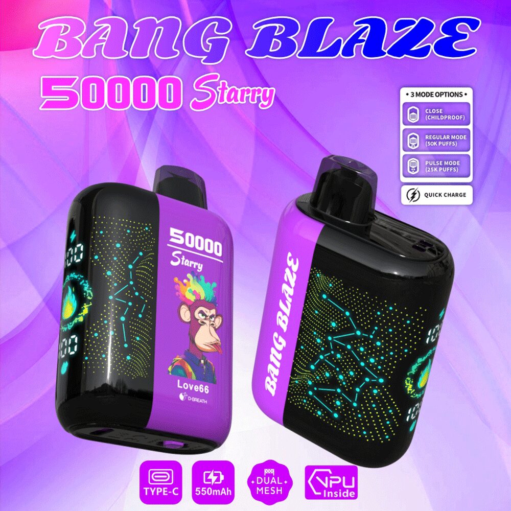 Bang Blaze Starry 50000 50K Puffs Hottest LED Display Disposable Vape - Image 21