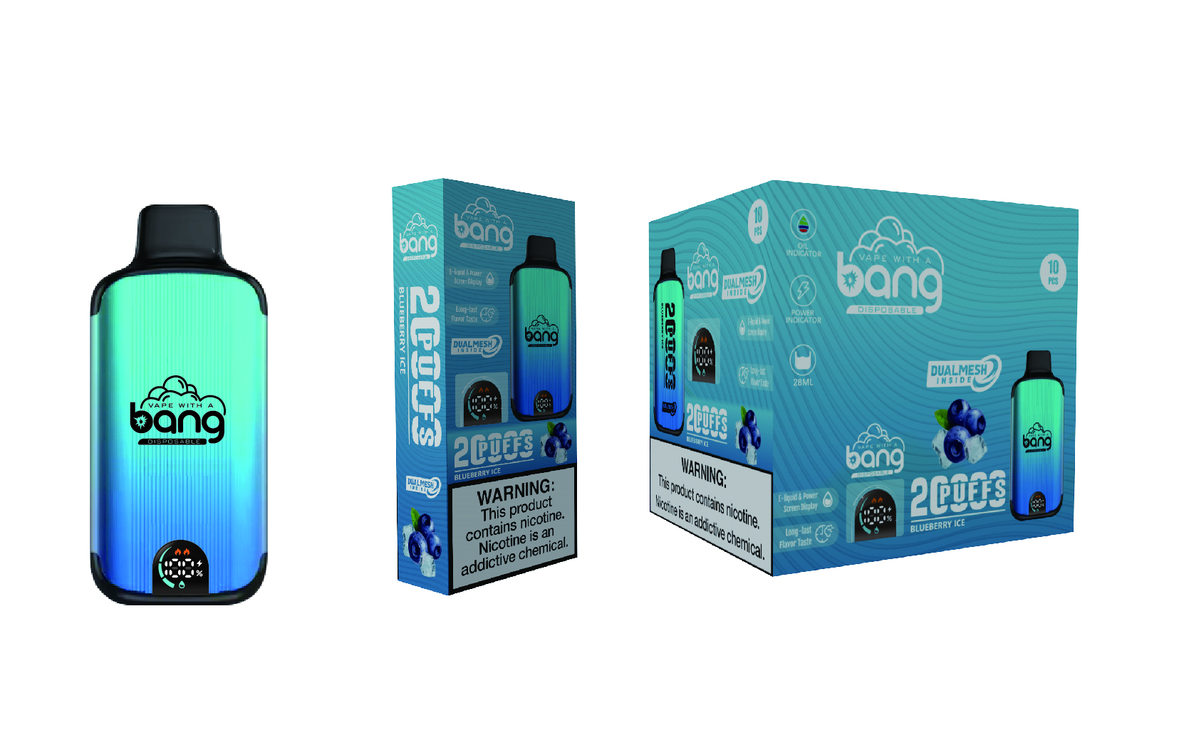 Bang 20000 Puffs New Product LED Display Disposable Vape - Image 7