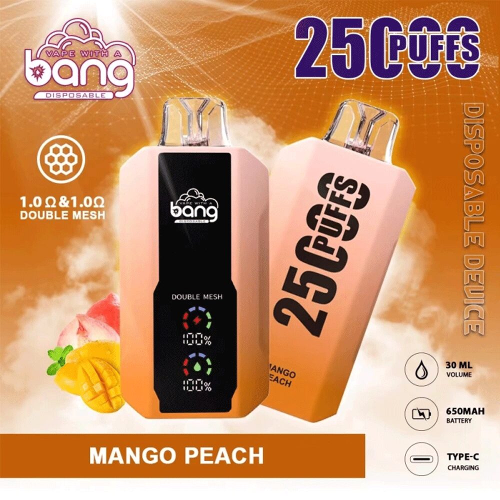 Bang 25000 25k Puffs 0% 2% 3% 5% Nicotine New LED Display Vape Electronic Cigarette Pod - Image 19