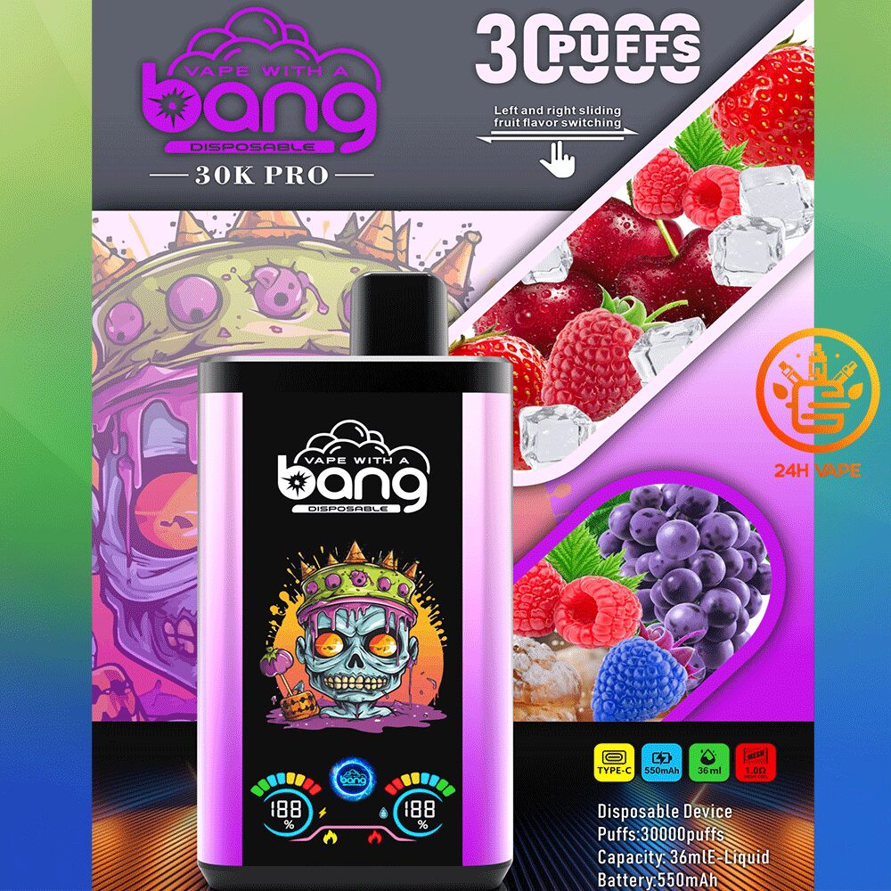 Bang 30K PRO 30000 Puffs Newest Dual Flavor LED Disposable Vape - Image 12