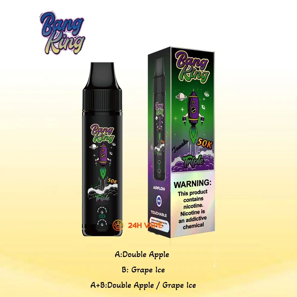 Bang King Triple 50000 50K Puffs 3 in 1 Flavors Original Rechargeable Disposable Vape - Image 20