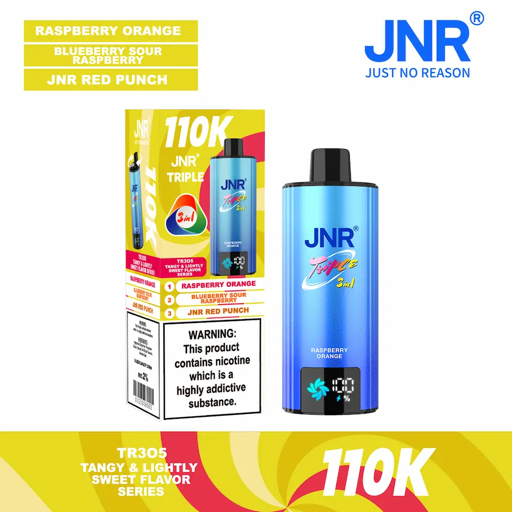 JNR TRIPLE 3-in-1 110000 110K Puffs Disposable Vape - Image 7