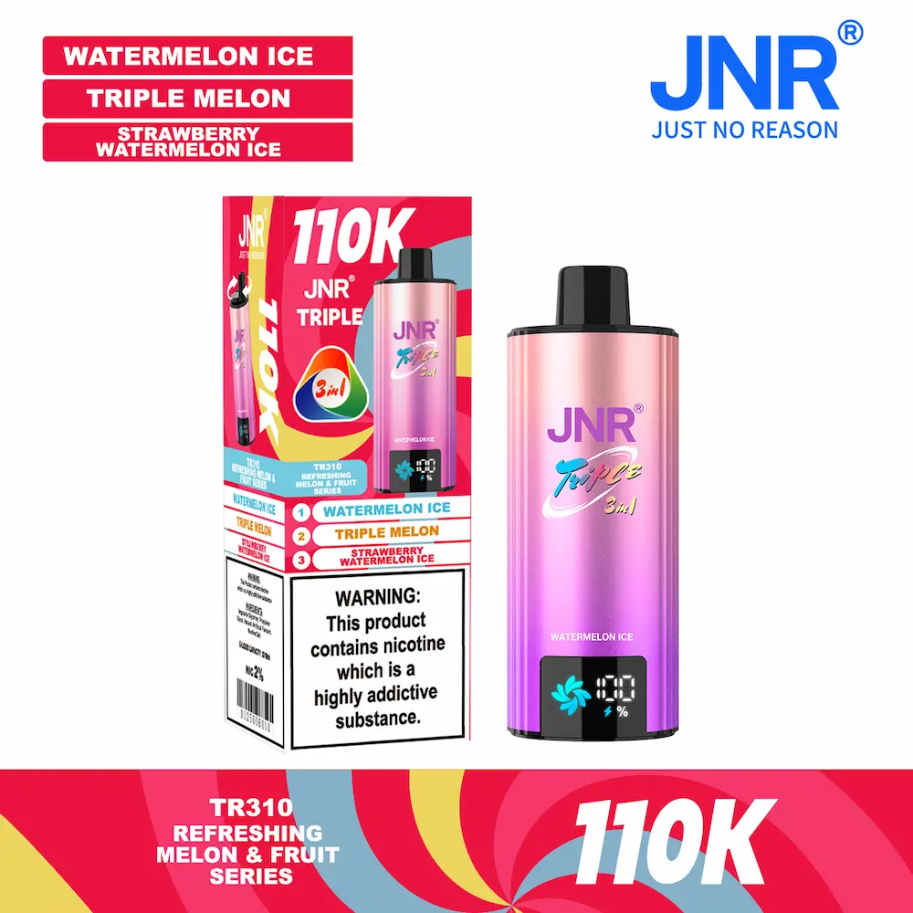 JNR TRIPLE 3-in-1 110000 110K Puffs Disposable Vape - Image 2