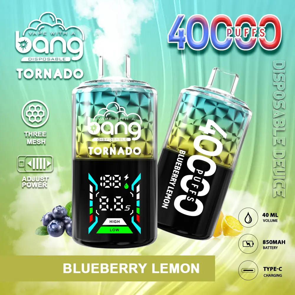 Bang Tornado 40000 40K Puffs Large Smoke LED Display Disposable Vape - Image 22