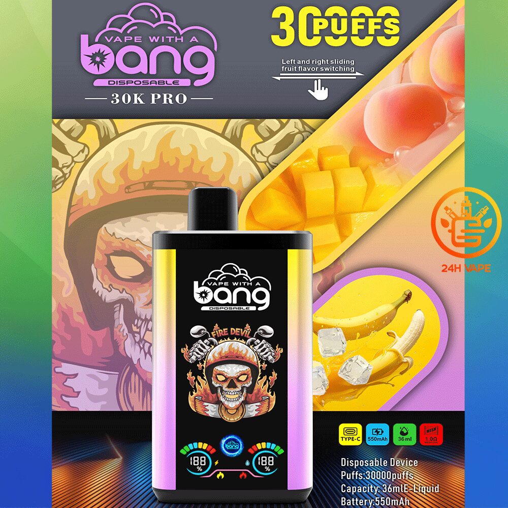 Bang 30K PRO 30000 Puffs Newest Dual Flavor LED Disposable Vape - Image 22