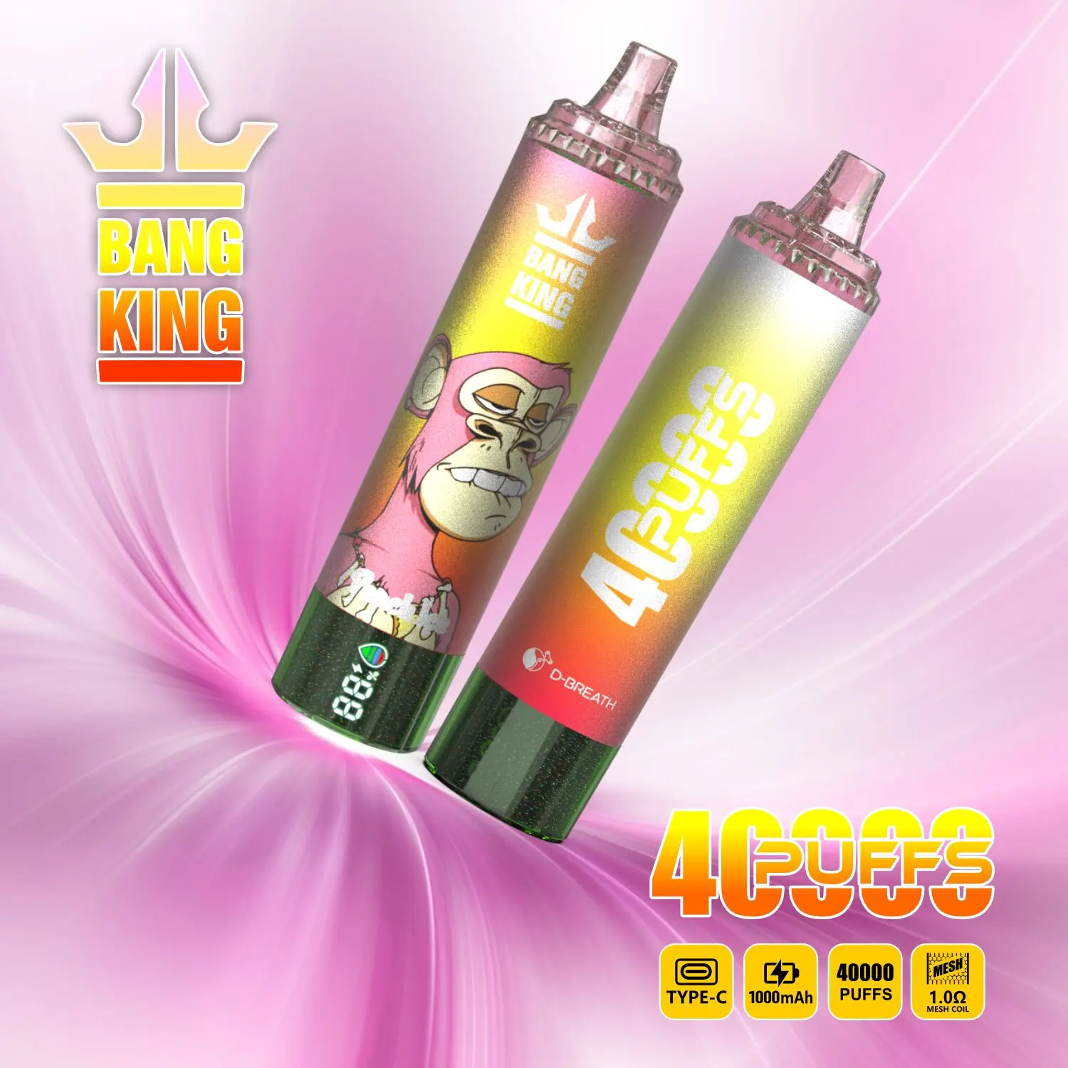 Bang King Tornado 40000 40K Puffs Original LED Display Edition Disposable Vape Pen - Image 16