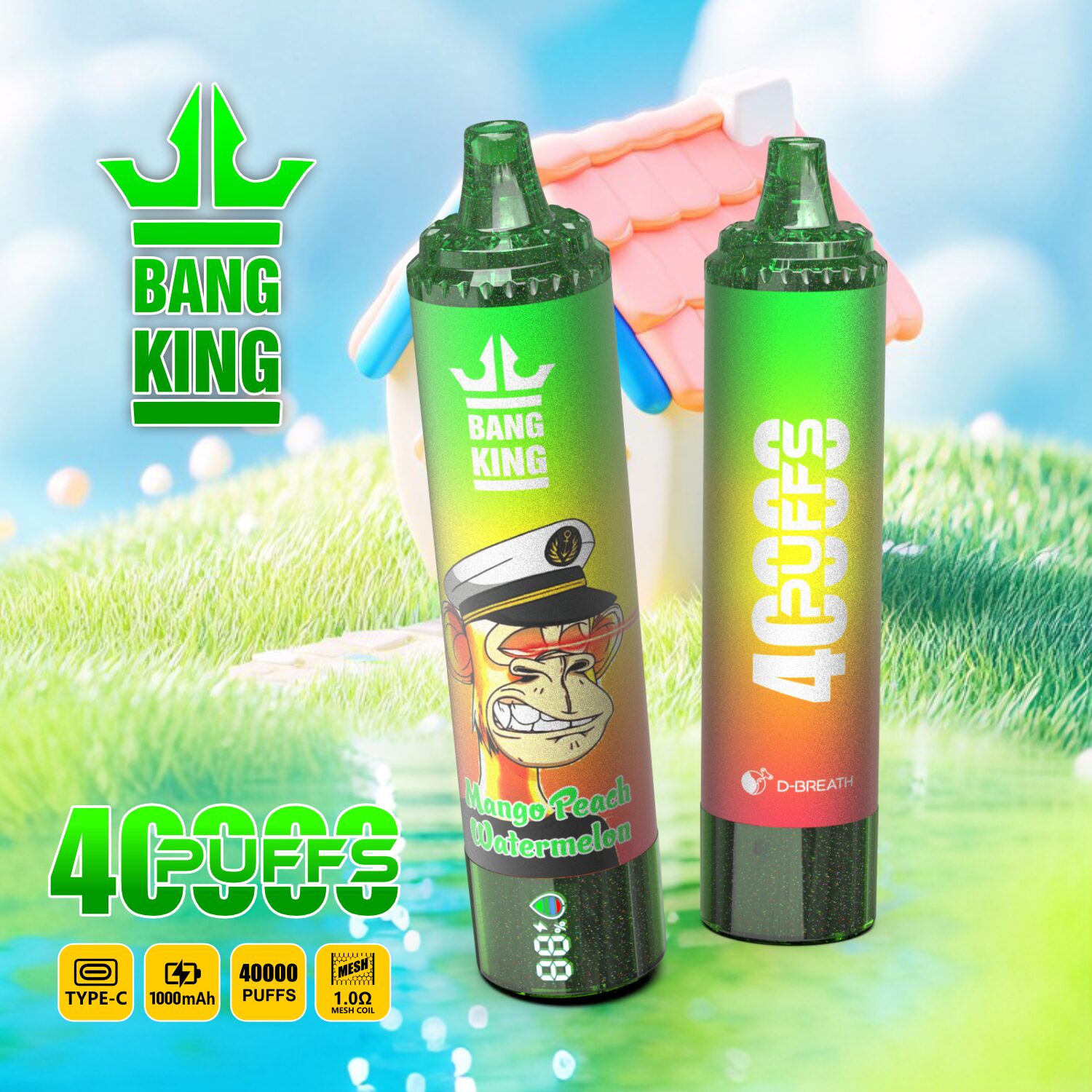Bang King Tornado 40000 40K Puffs Original LED Display Edition Disposable Vape Pen - Image 19