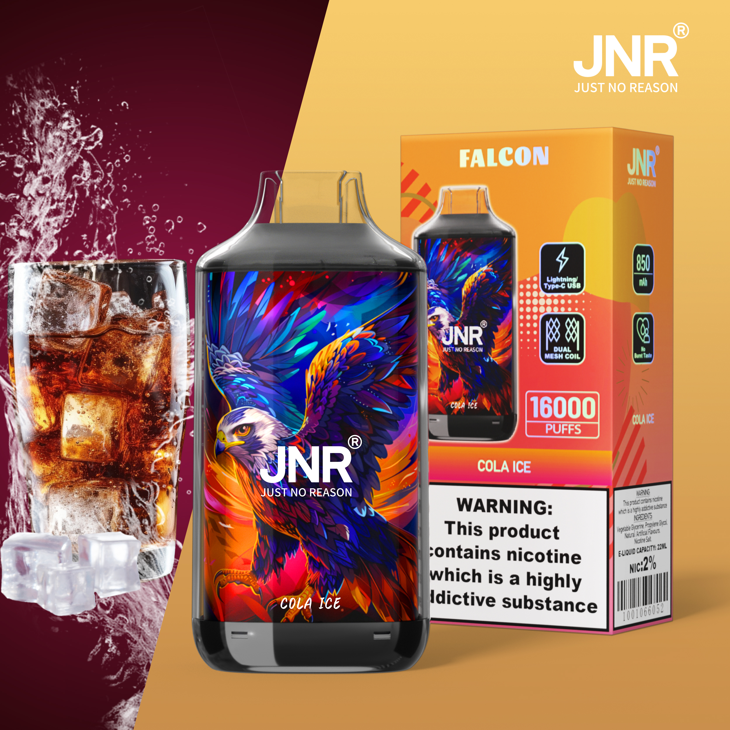 JNR FALON 16000 16K Puffs Original Edition Disposable Vape - Image 49