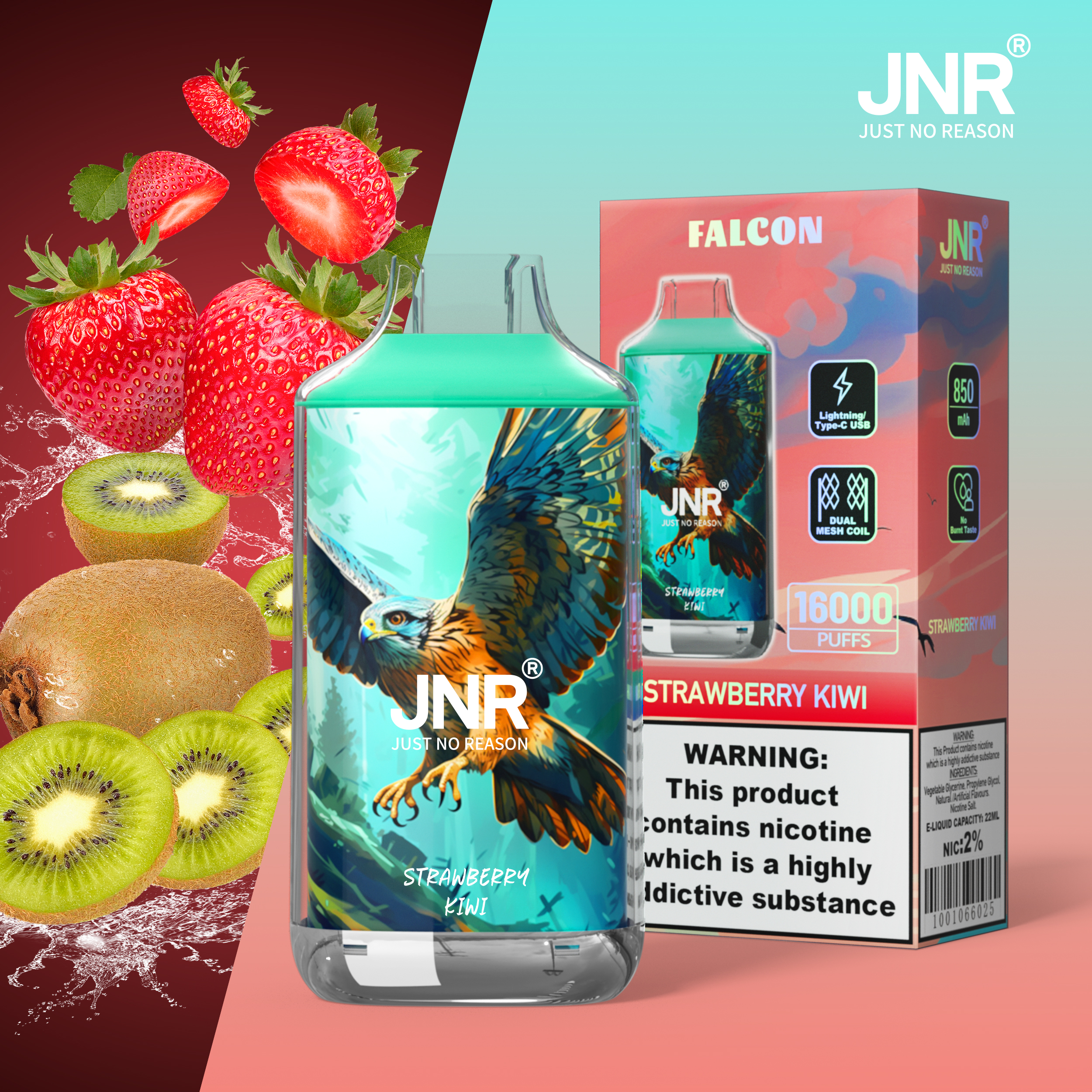 JNR FALON 16000 16K Puffs Original Edition Disposable Vape - Image 17