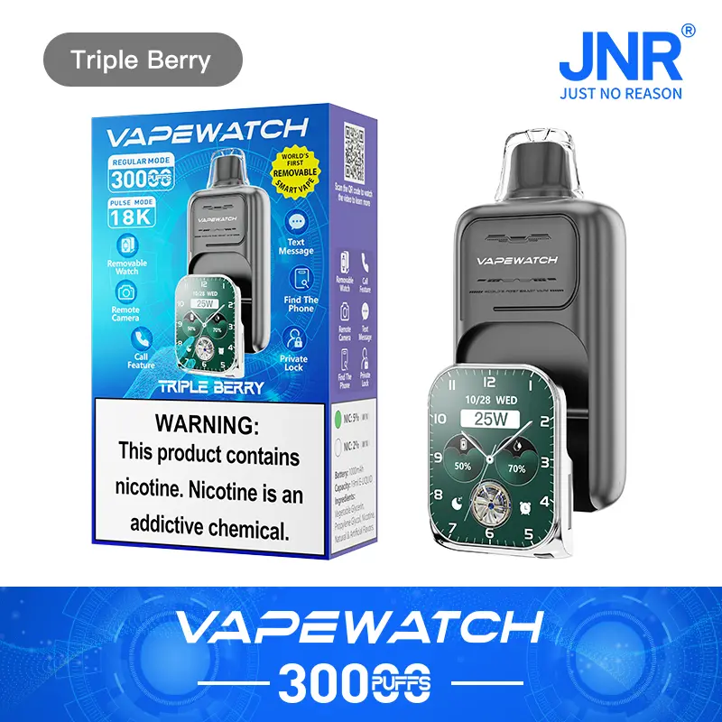JNR Vape Watch 30000 30K Puffs Original Smart Disposable Vape - Image 12