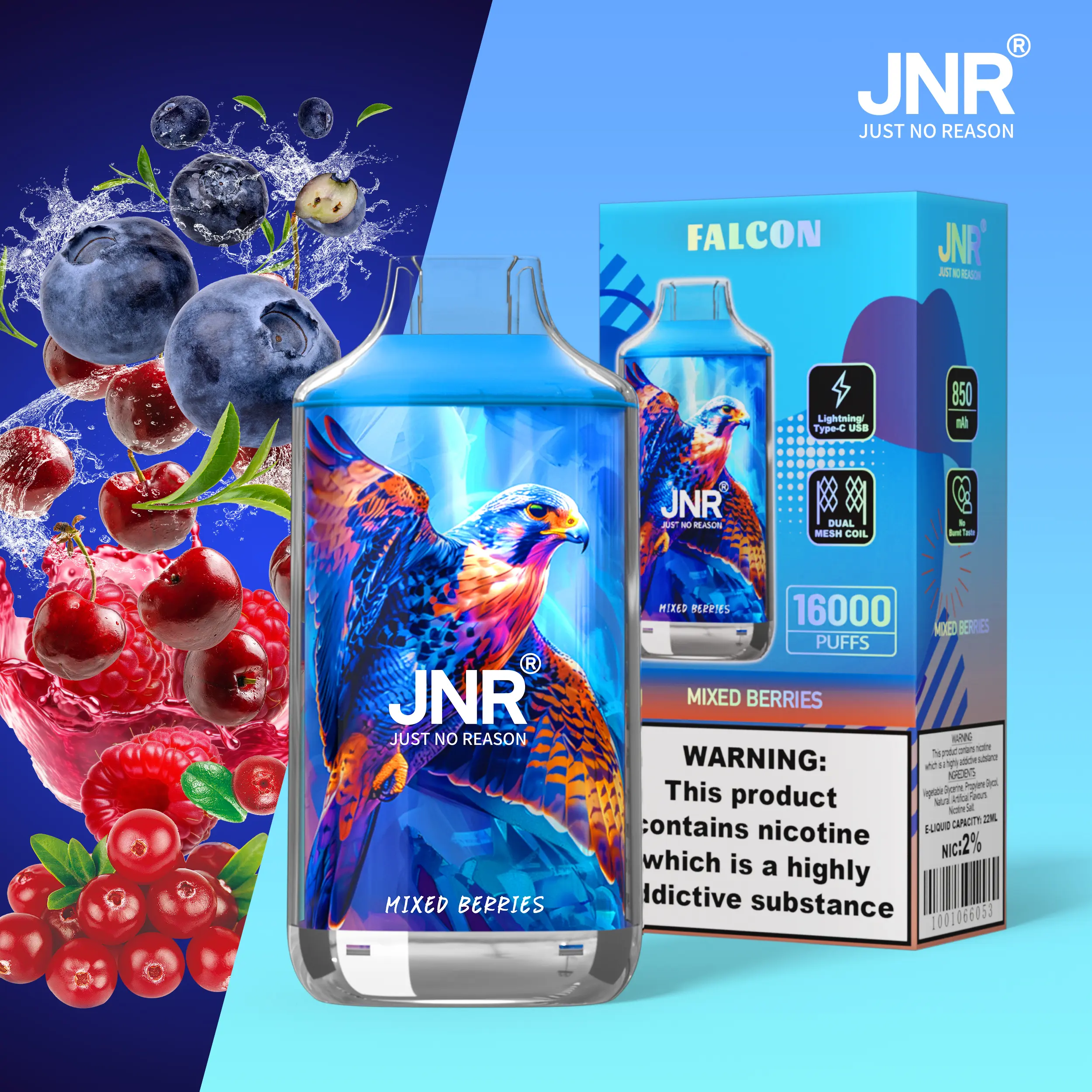 JNR FALON 16000 16K Puffs Original Edition Disposable Vape - Image 38