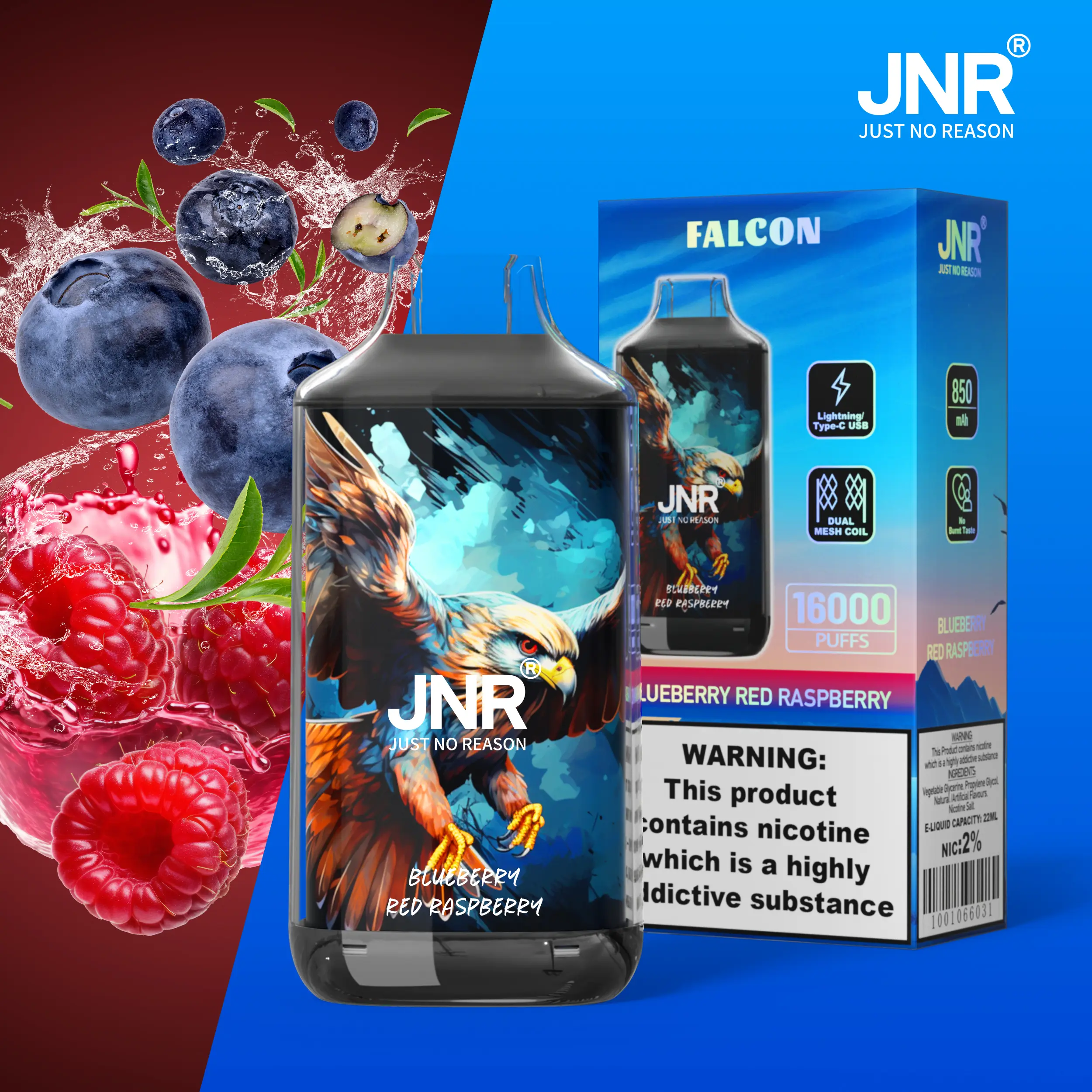 JNR FALON 16000 16K Puffs Original Edition Disposable Vape - Image 56