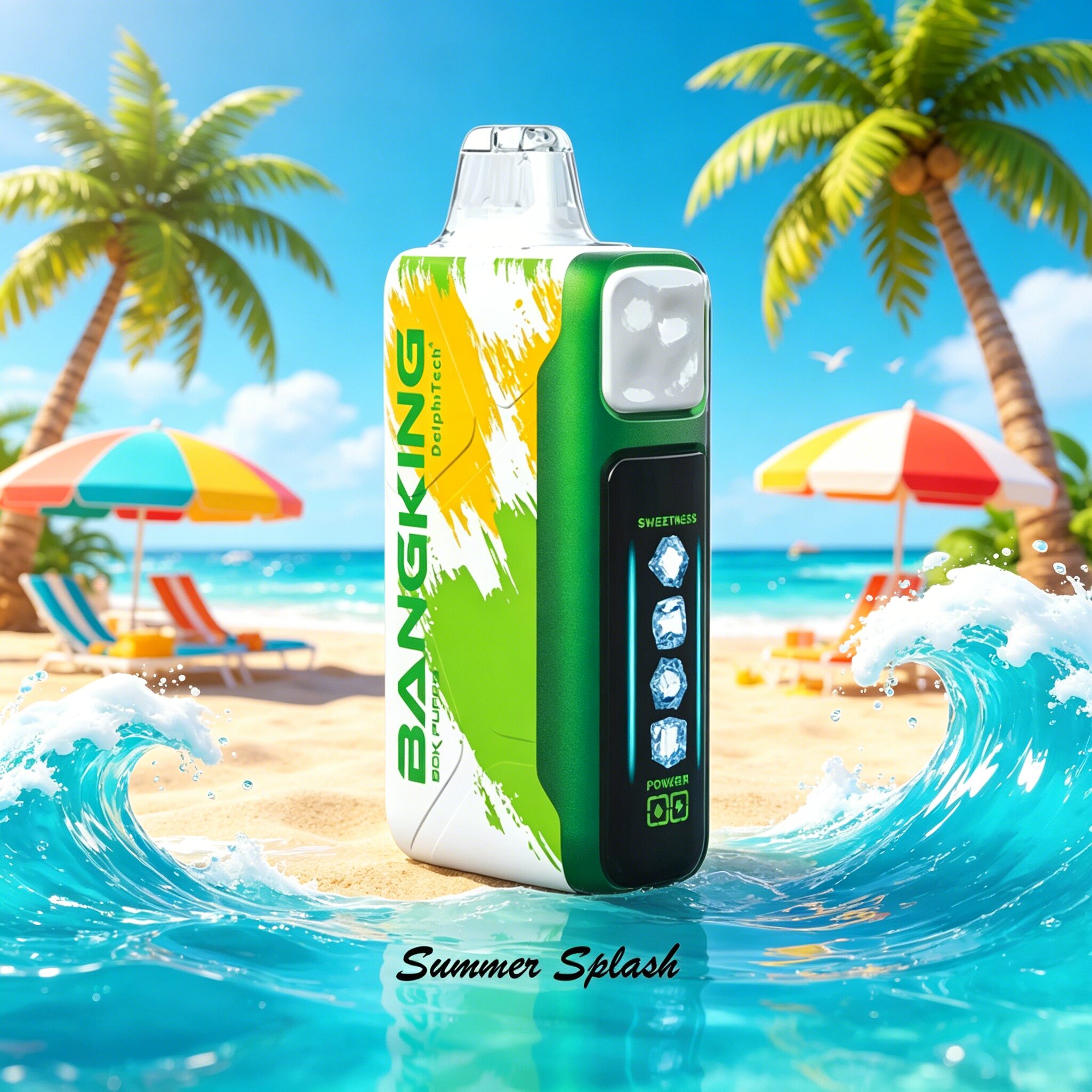 Bang King Ice Cool 60000 60K Puffs Adjustable Ice Level LED Display Disposable Vape Japan warehouse - Image 7