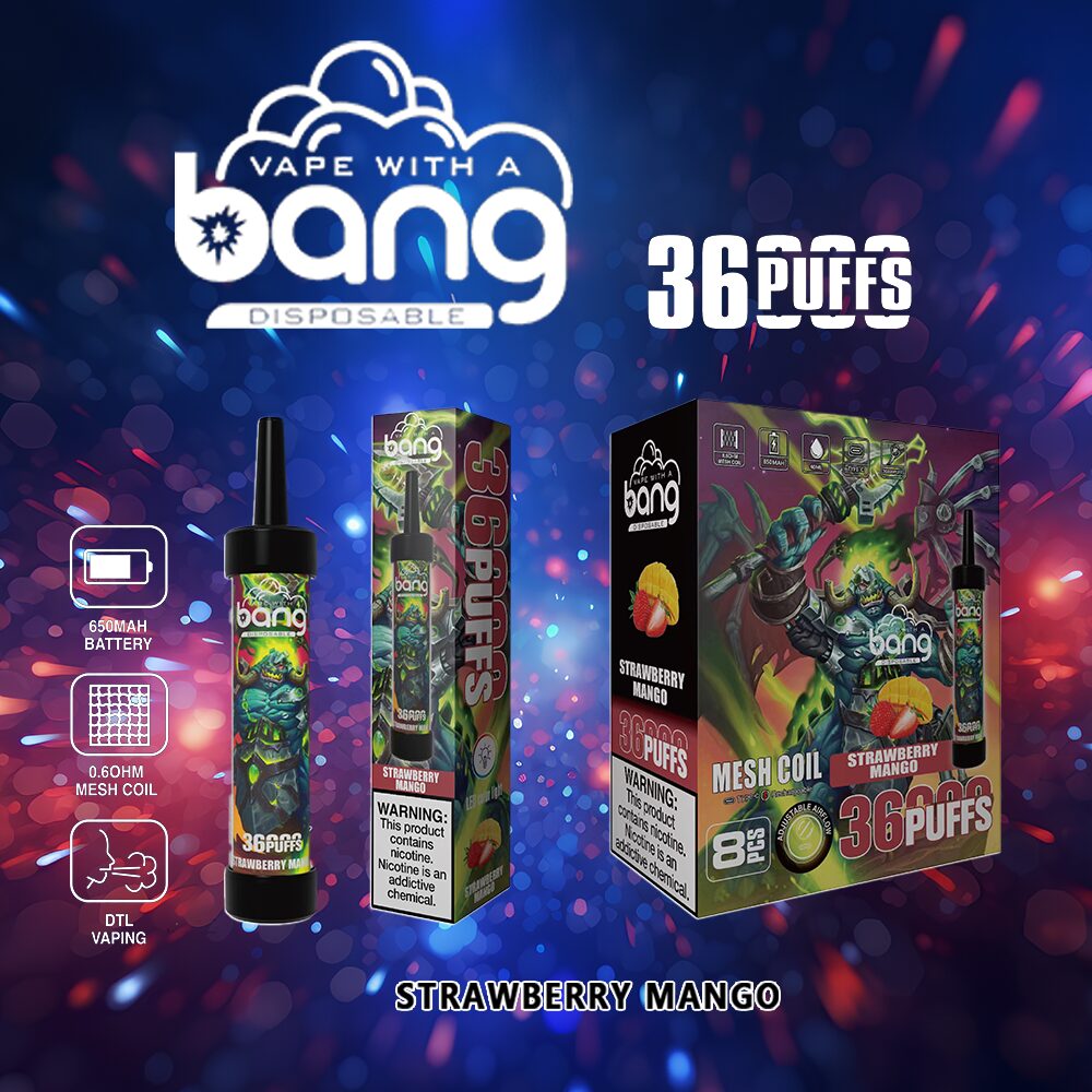 Bang 36000 36K Puffs 0% 2% 3% 5% Nicotine Latest Original Disposable Vape Pen - Image 5