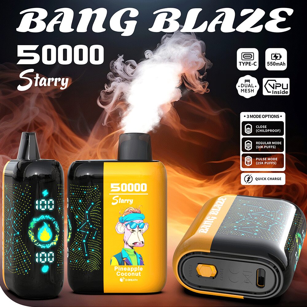 Bang Blaze Starry 50000 50K Puffs Hottest LED Display Disposable Vape - Image 15