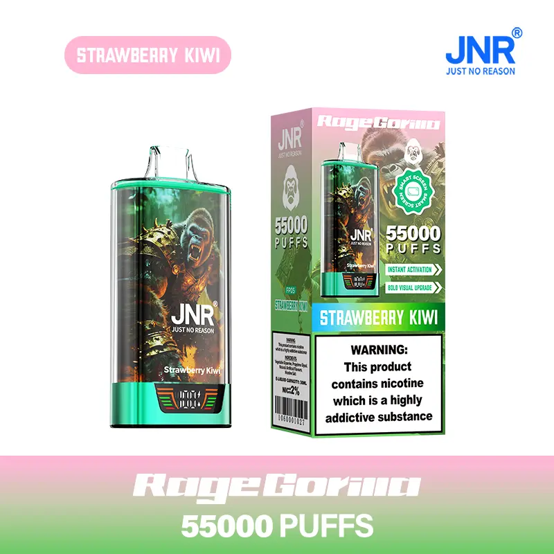 JNR Rage Gorilla 55K 55000 Puffs Smart Display Original Disposable Vape - Image 34