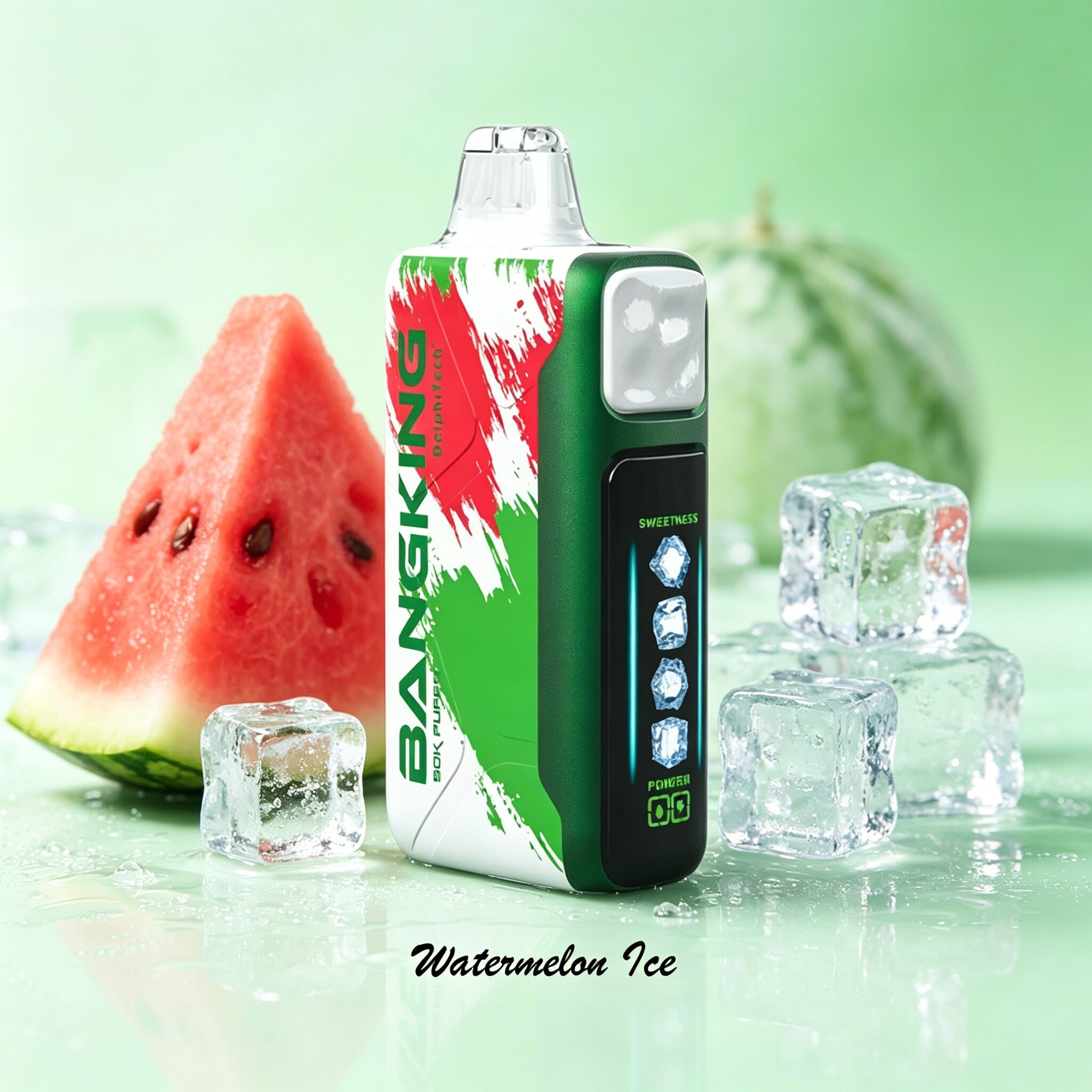 Bang King Ice Cool 60000 60K Puffs Adjustable Ice Level LED Display Disposable Vape Japan warehouse - Image 3