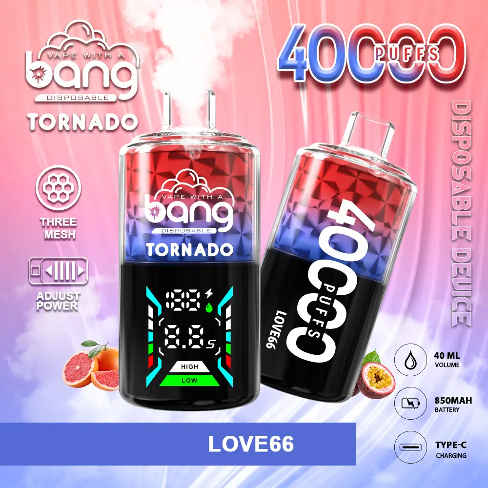 Bang Tornado 40000 40K Puffs Large Smoke LED Display Disposable Vape - Image 14