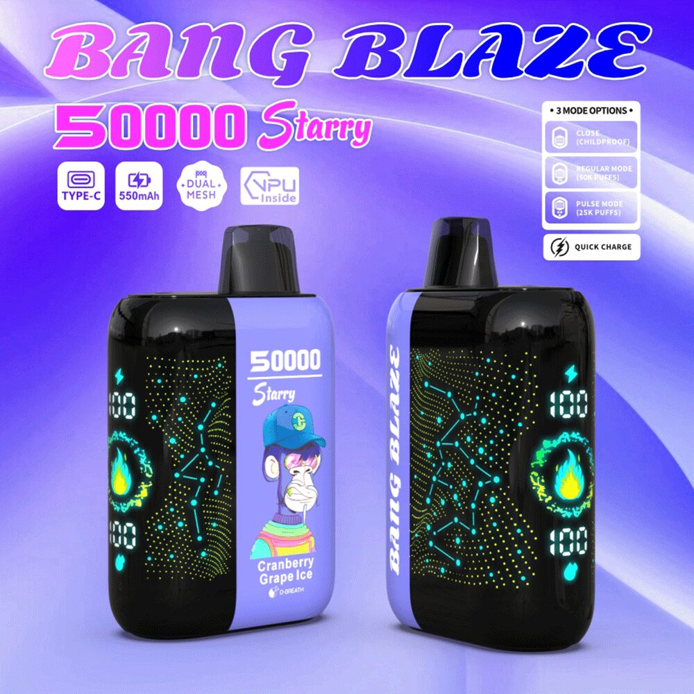 Bang Blaze Starry 50000 50K Puffs Hottest LED Display Disposable Vape - Image 23