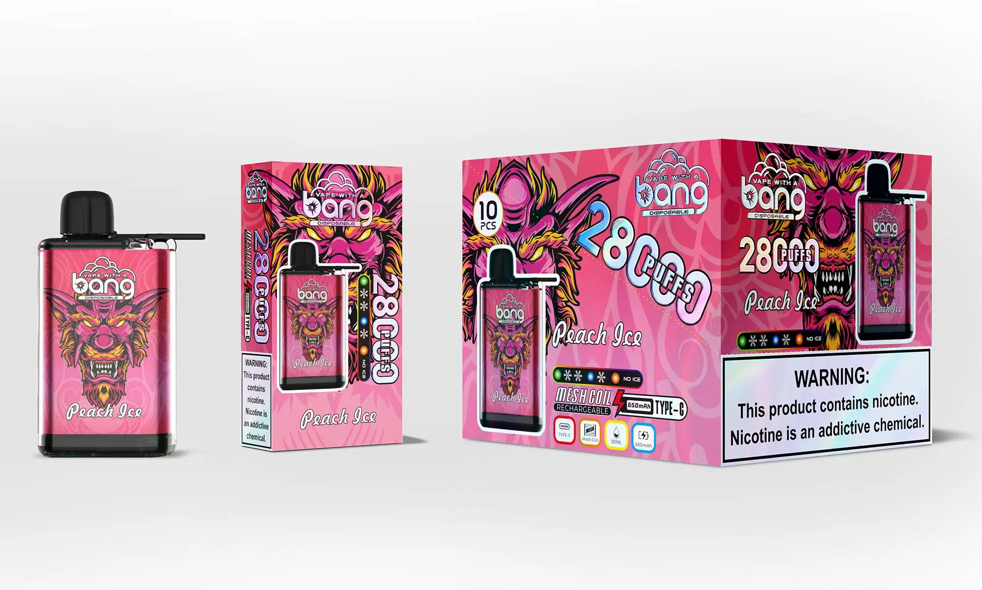 Bang 28000 28K Puffs Original Adjustable Ice level Disposable Vape Pen - Image 14