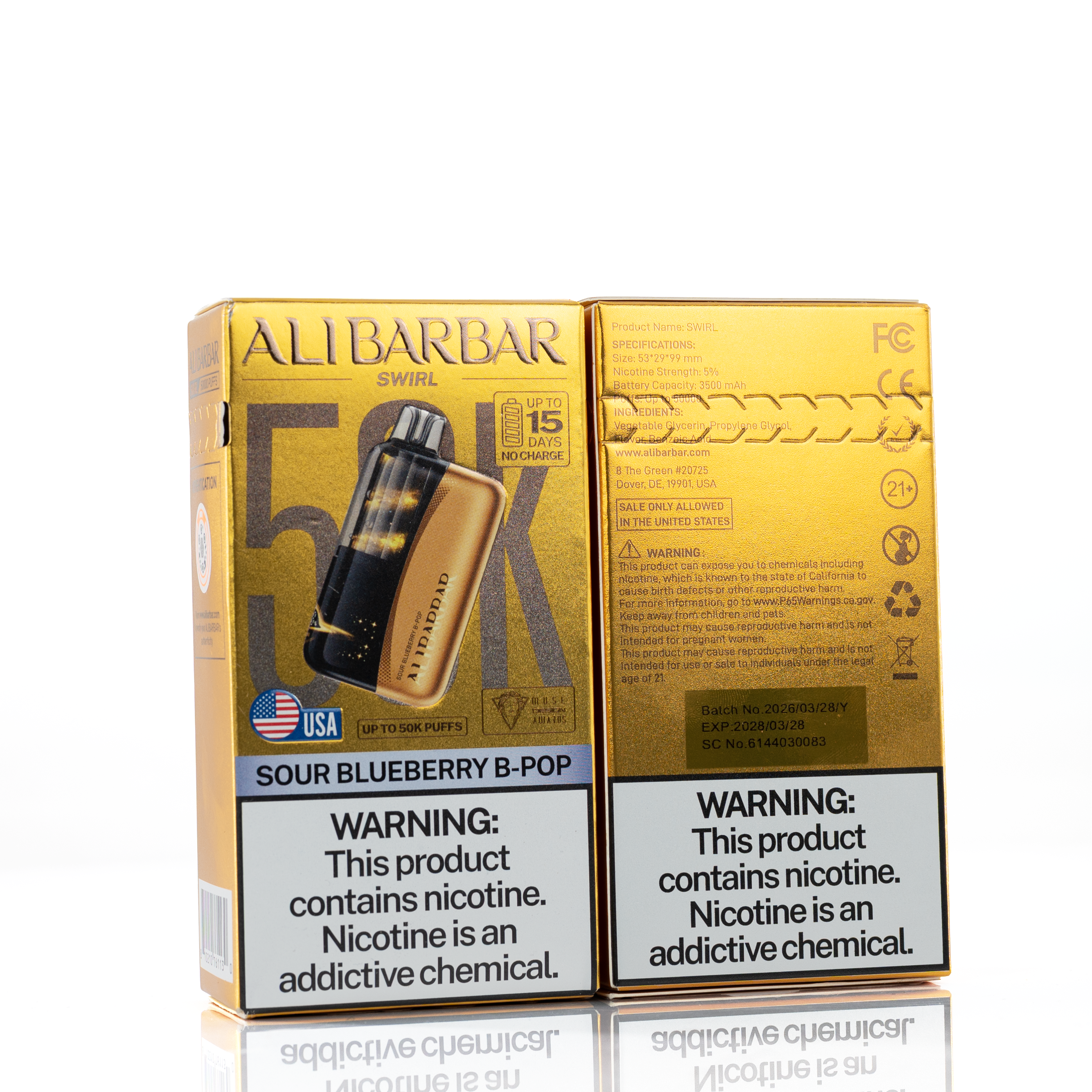 Alibarbar Swirl 50K Disposable Vape - Image 2