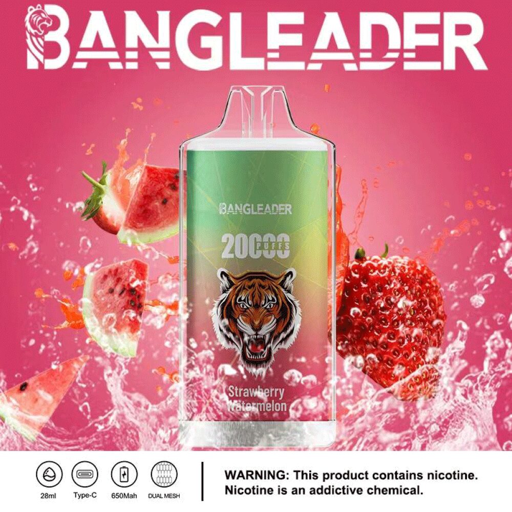 Bang Leader 20000 Puffs Disposable Vape 28ml 0-5% Nicotine LED Digital Display - Image 3