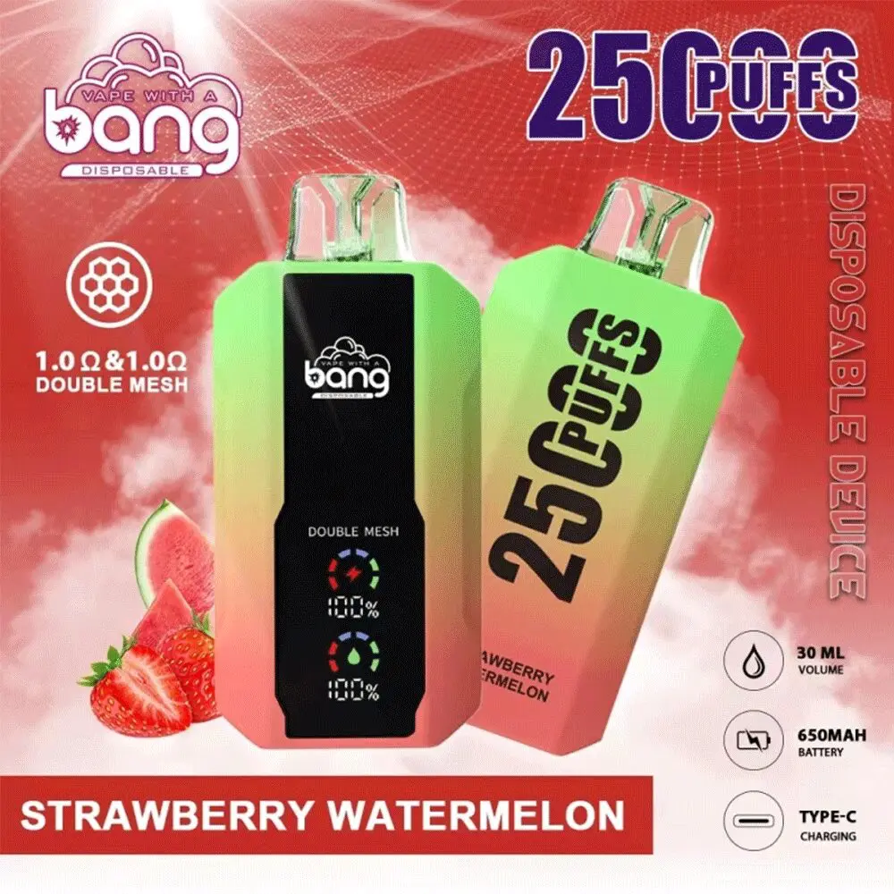Bang 25000 25k Puffs 0% 2% 3% 5% Nicotine New LED Display Vape Electronic Cigarette Pod - Image 12