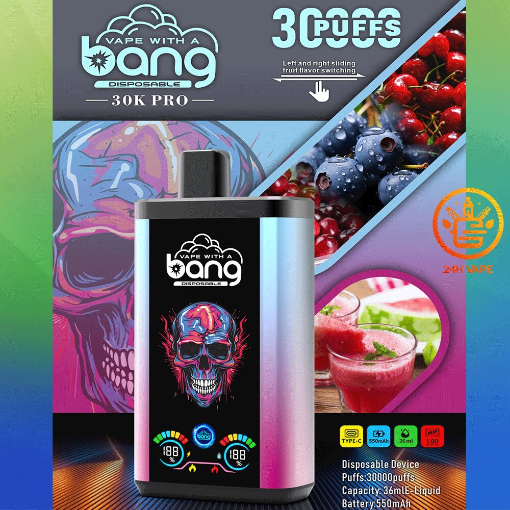 Bang 30K PRO 30000 Puffs Newest Dual Flavor LED Disposable Vape - Image 28