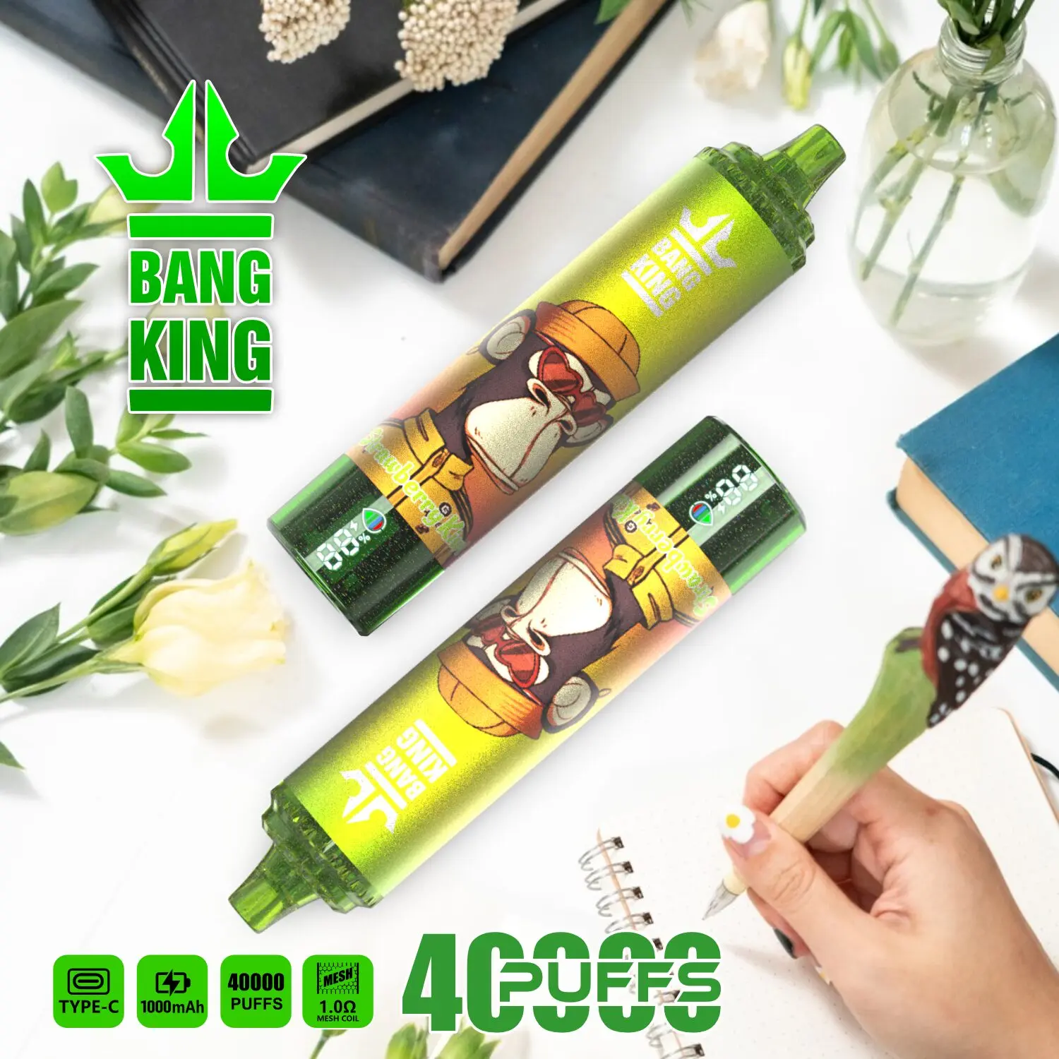 Bang King Tornado 40000 40K Puffs Original LED Display Edition Disposable Vape Pen - Image 12