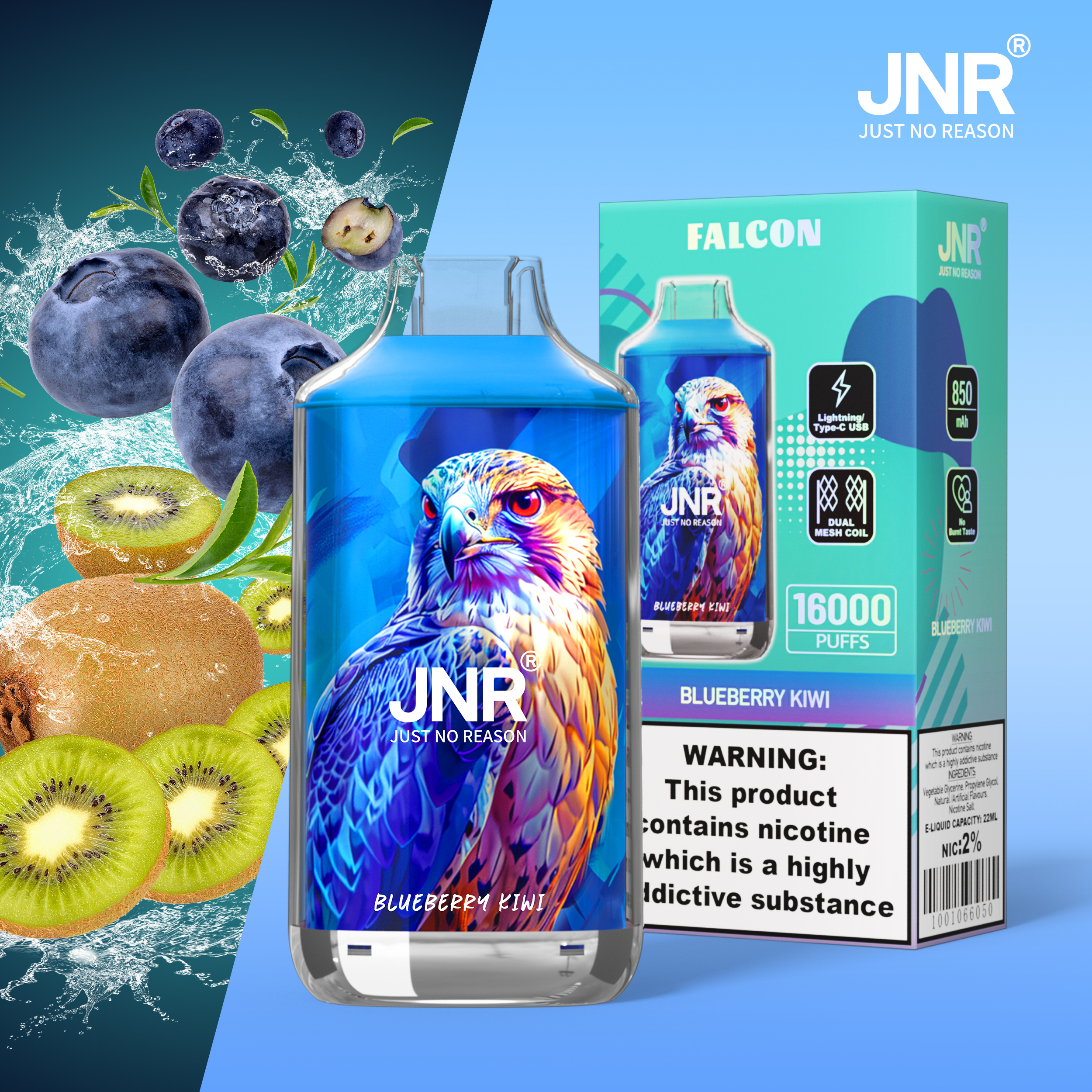 JNR FALON 16000 16K Puffs Original Edition Disposable Vape - Image 61
