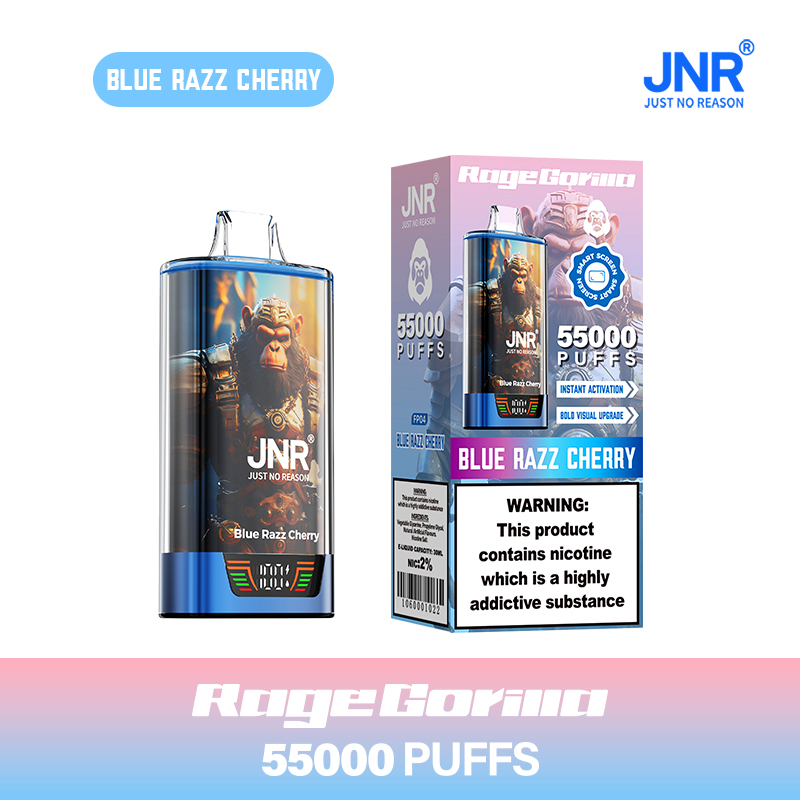 JNR Rage Gorilla 55K 55000 Puffs Smart Display Original Disposable Vape - Image 5