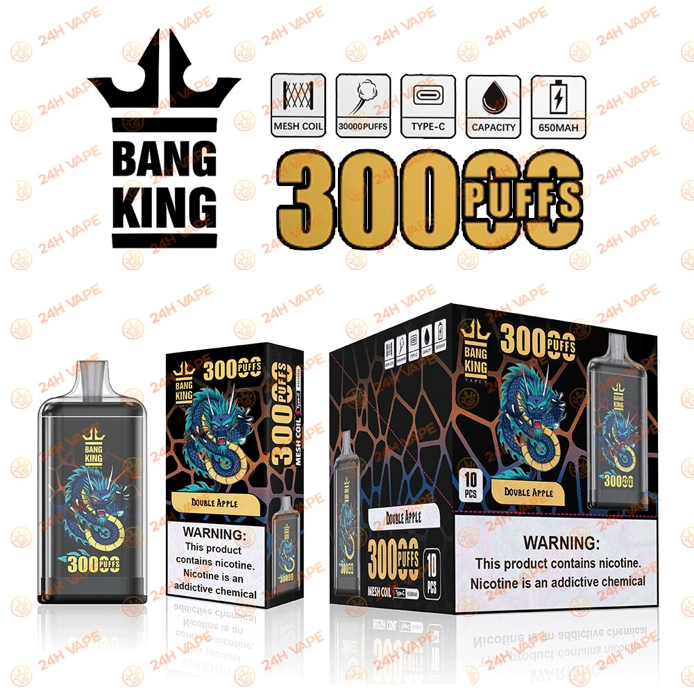 Bang King Crystal 30000 30K Puffs 2% 3% 5% Nicotine Hottest Disposable Vape - Image 19