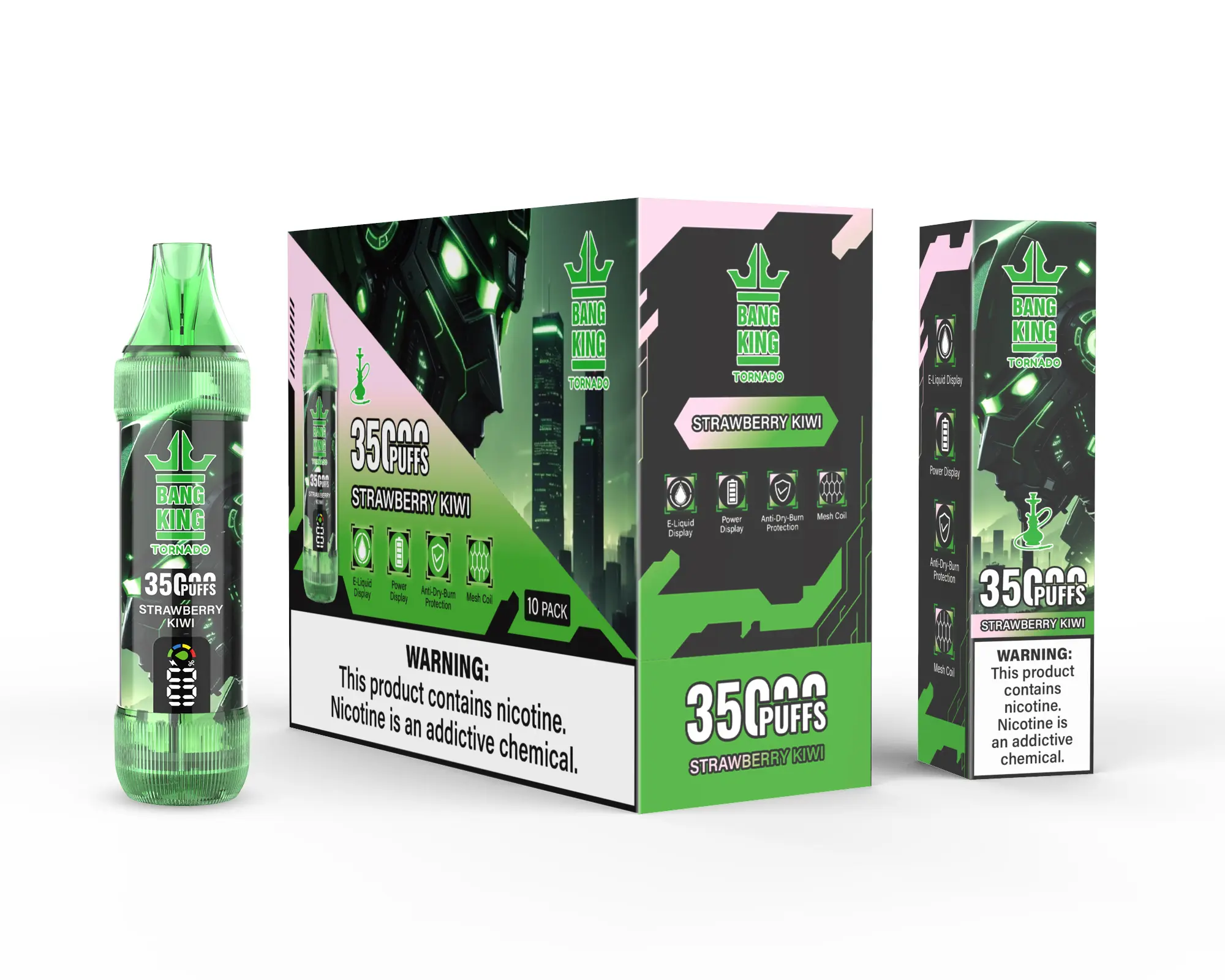 Bang King Tornado 35000 35K Puffs Original LED Display Edition Disposable Vape Pen - Image 10