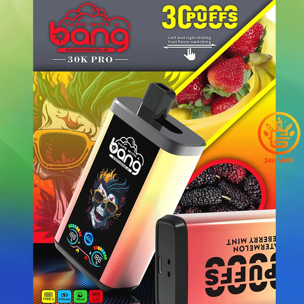 Bang 30K PRO 30000 Puffs Newest Dual Flavor LED Disposable Vape - Image 31