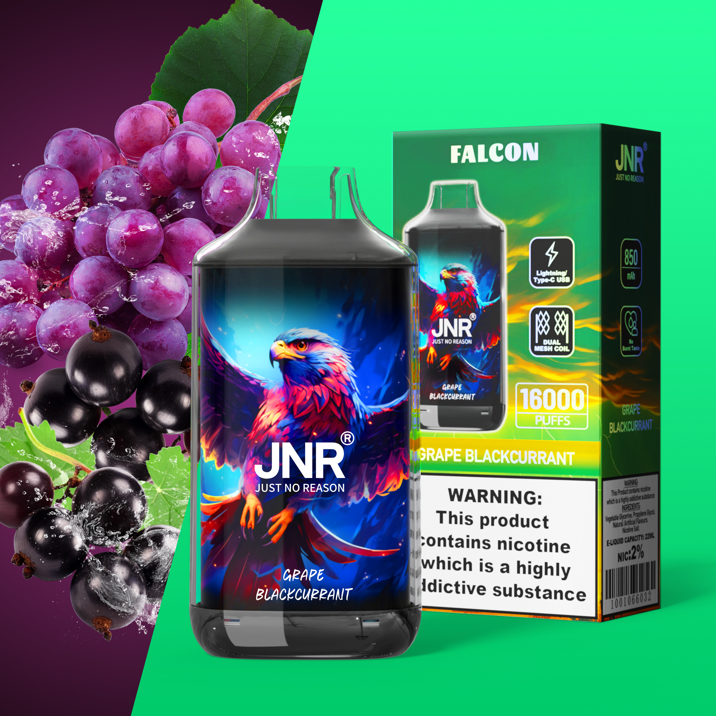 JNR FALON 16000 16K Puffs Original Edition Disposable Vape - Image 47