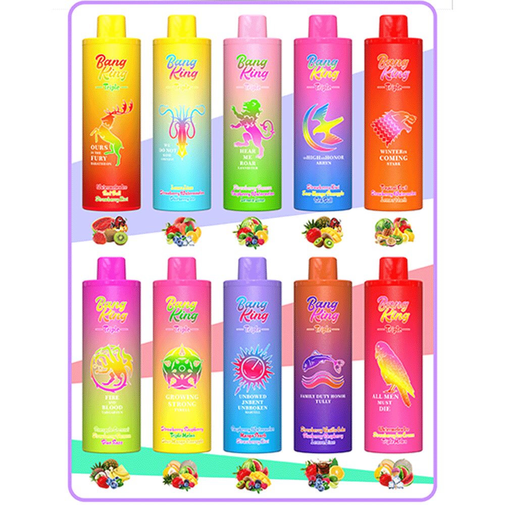 Bang King Triple 45000 45K Puffs Vape 3 in 1 Flavors Newest Original Rechargeable Disposable Vape - Image 23