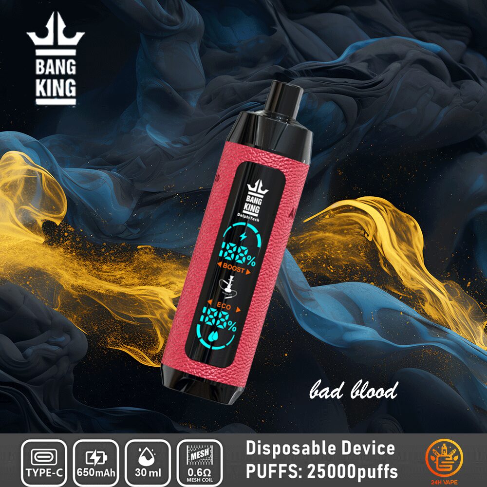 Bang King Shisha 25000 25K Puffs Newest LED Display Leather Disposable Vape Pen - Image 19