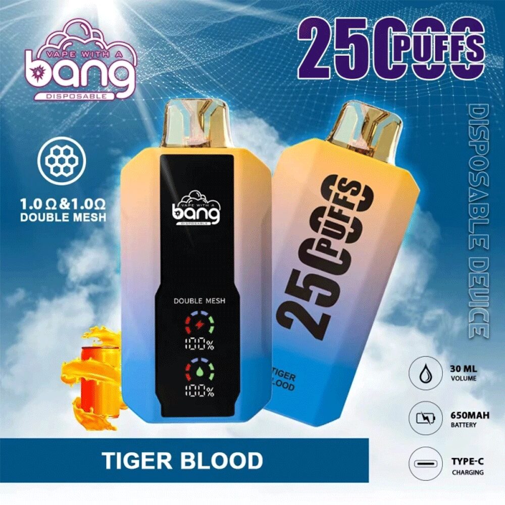 Bang 25000 25k Puffs 0% 2% 3% 5% Nicotine New LED Display Vape Electronic Cigarette Pod - Image 9