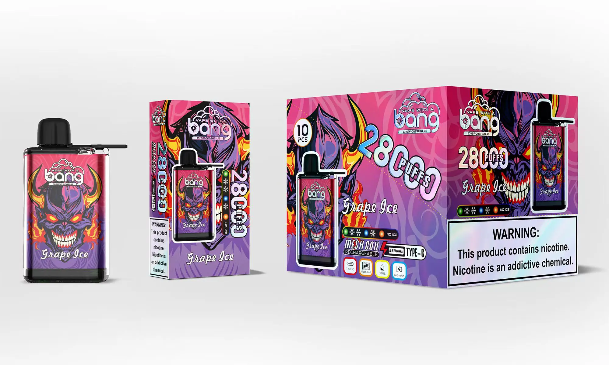 Bang 28000 28K Puffs Original Adjustable Ice level Disposable Vape Pen - Image 20