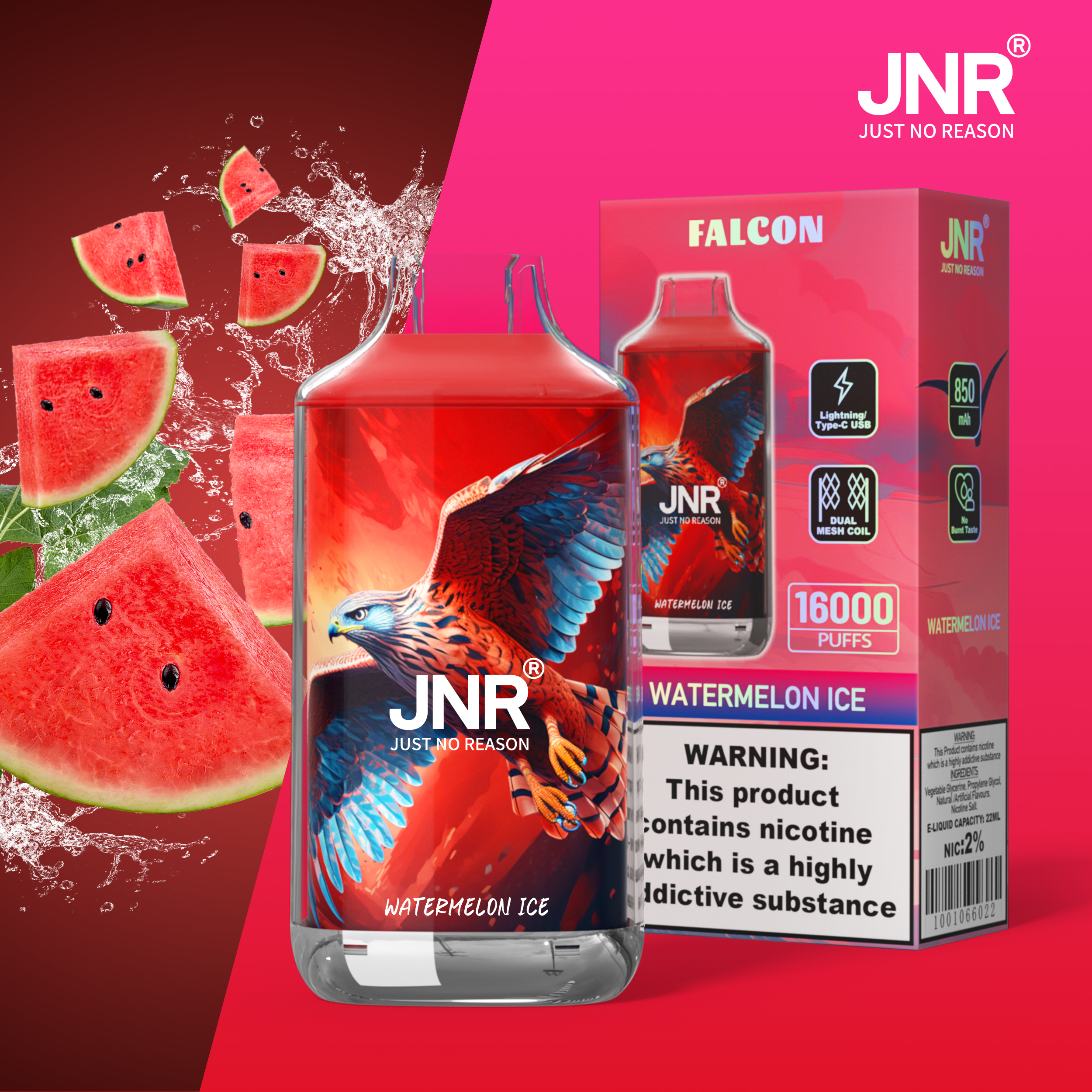 JNR FALON 16000 16K Puffs Original Edition Disposable Vape - Image 7