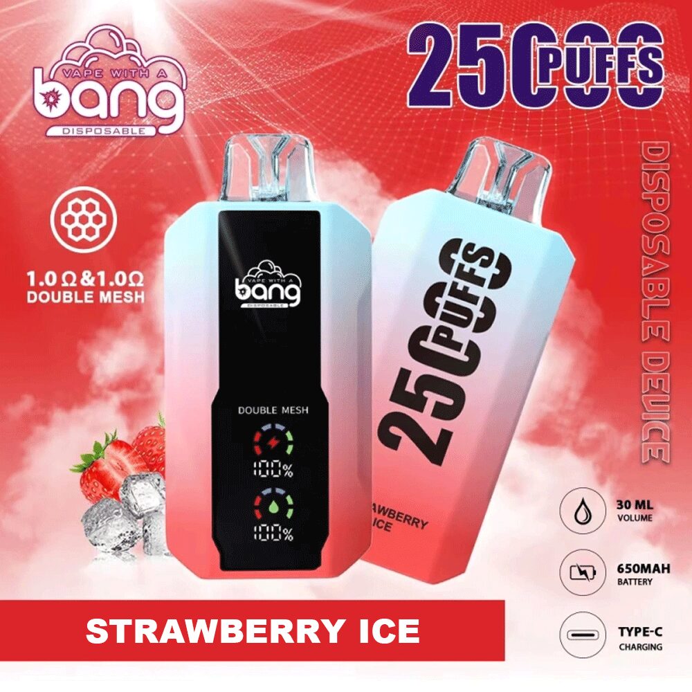 Bang 25000 25k Puffs 0% 2% 3% 5% Nicotine New LED Display Vape Electronic Cigarette Pod - Image 15