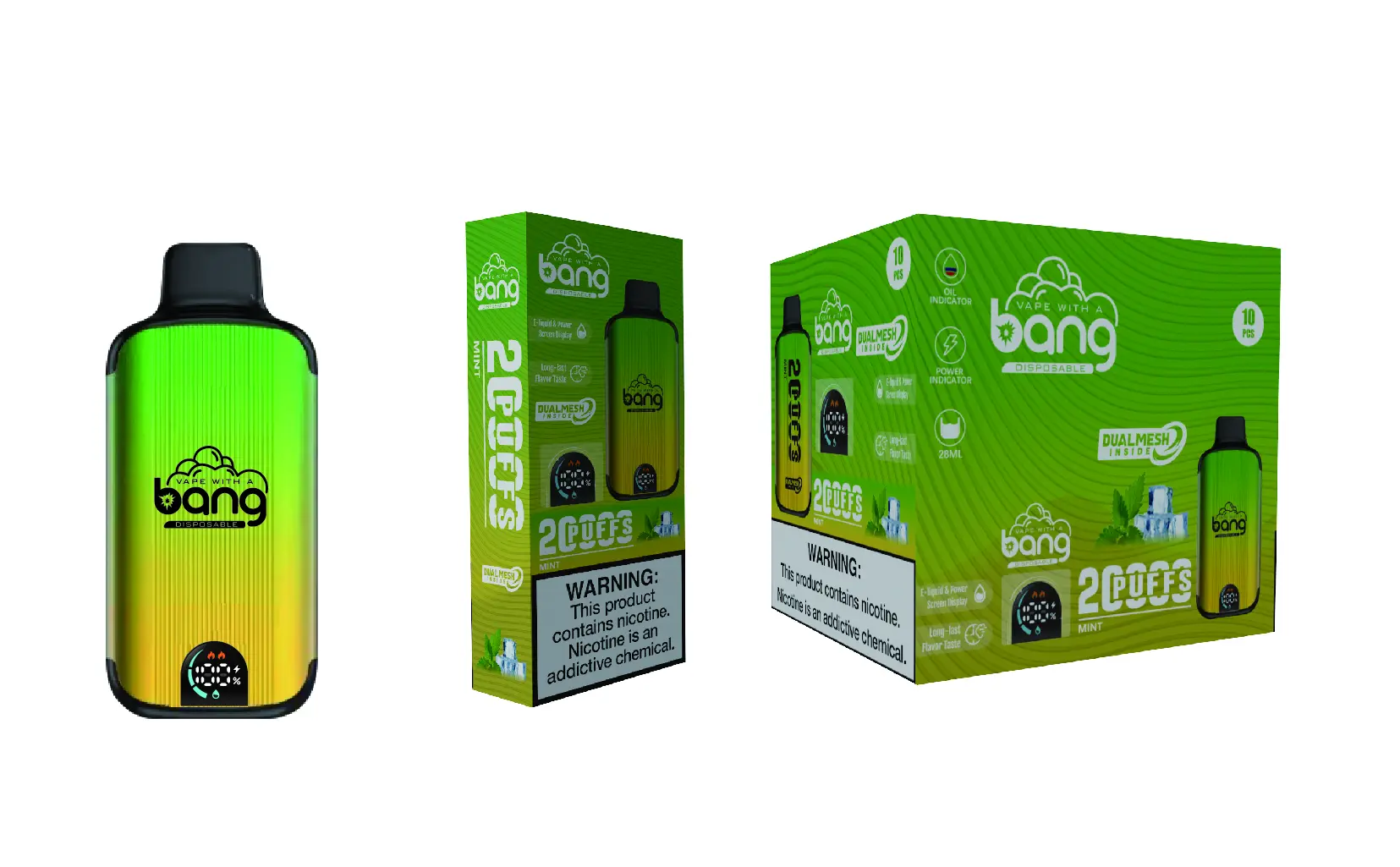 Bang 20000 Puffs New Product LED Display Disposable Vape - Image 24