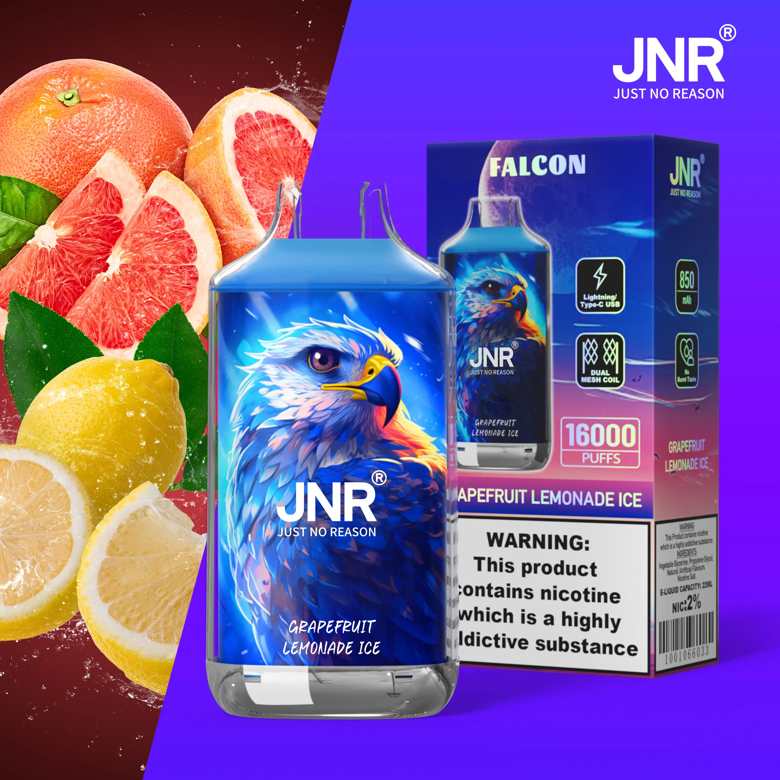 JNR FALON 16000 16K Puffs Original Edition Disposable Vape - Image 46